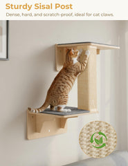 Pecute cat shelves washable cover keeps perches clean and easy to refresh