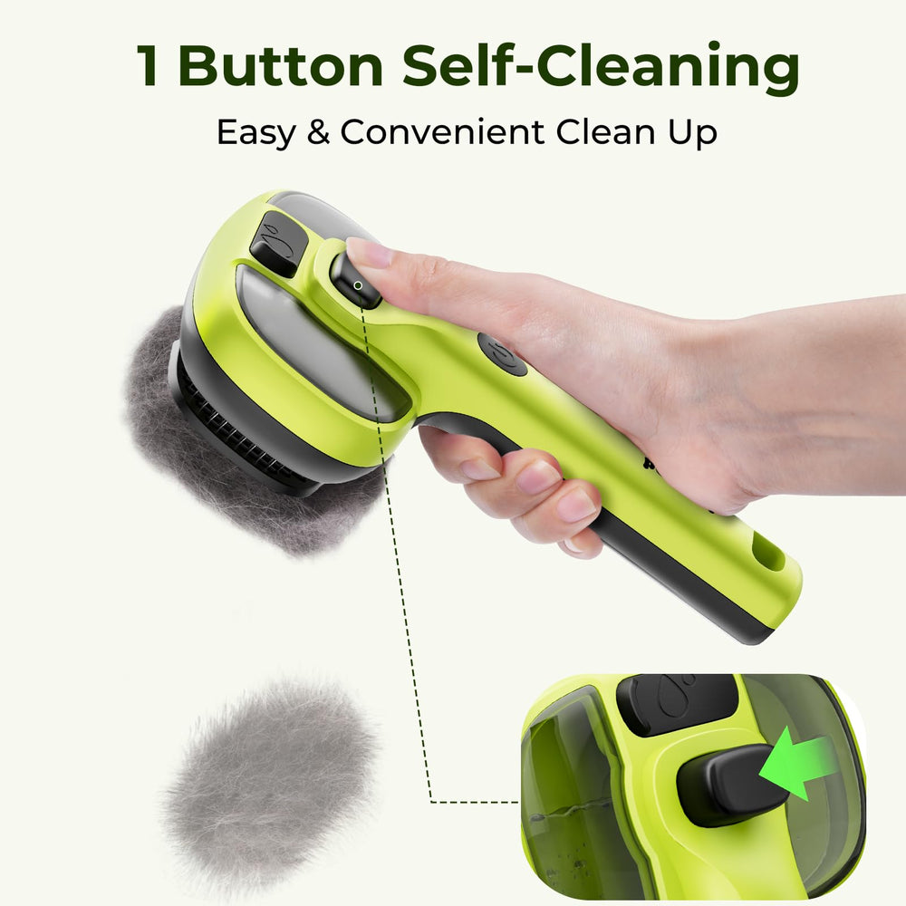 Pecute cat steam brush self-cleaning – one-touch ejects hair for a quick reset.