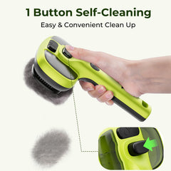 Pecute cat steam brush self-cleaning – one-touch ejects hair for a quick reset.