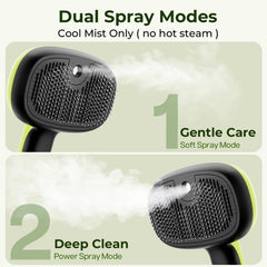 Pecute cat steam brush steam modes – easy switch for deep cleaning or routine coat care.