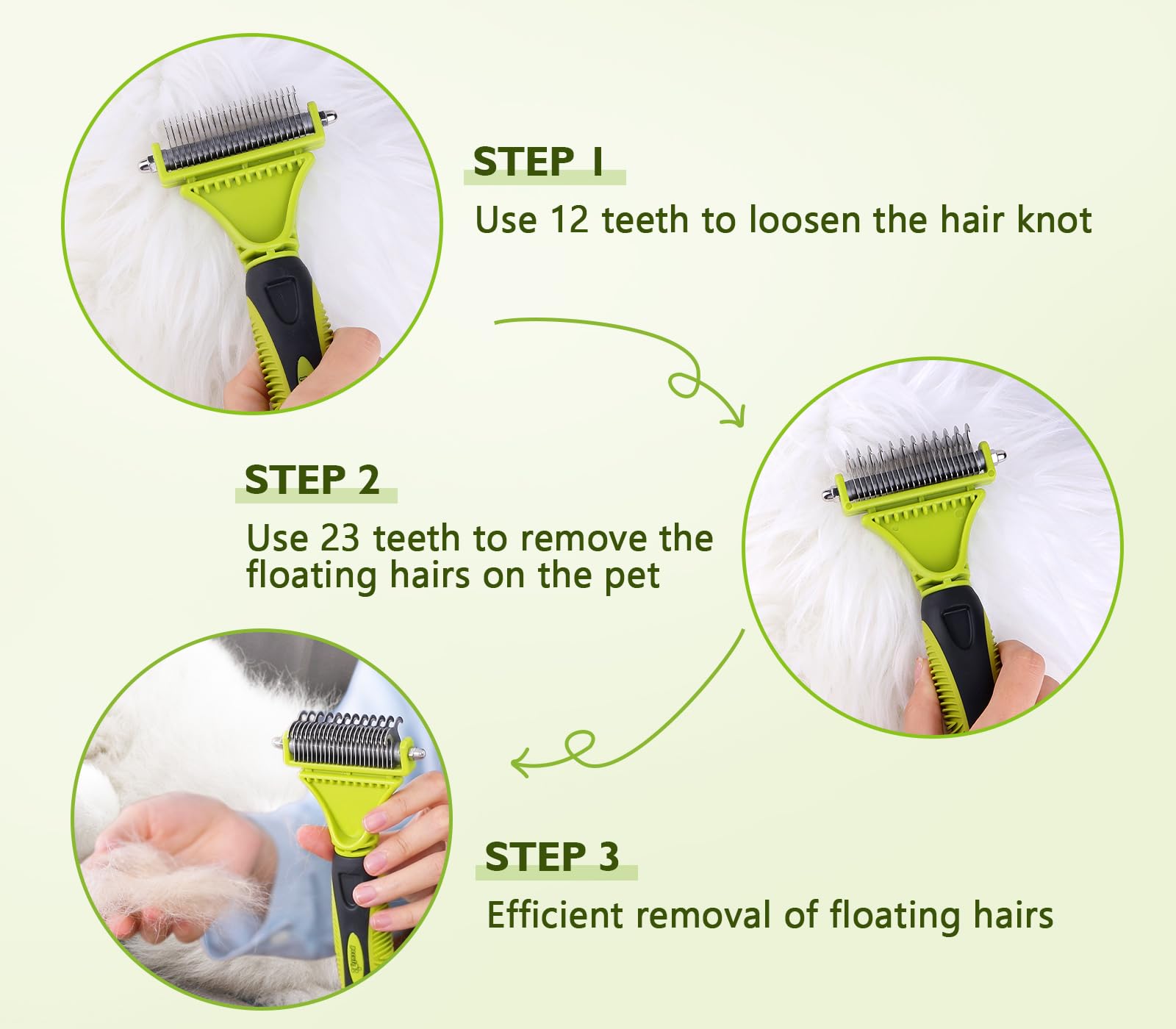 Pecute dogs-cats-use ideal for medium or long-haired pets.