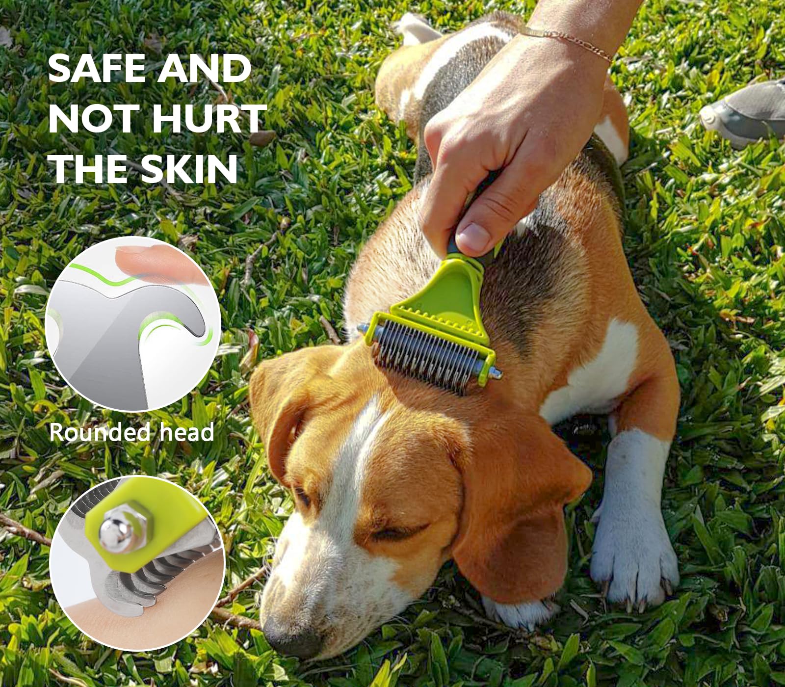 Pecute stainless-steel-blades resist rust for long-lasting grooming.