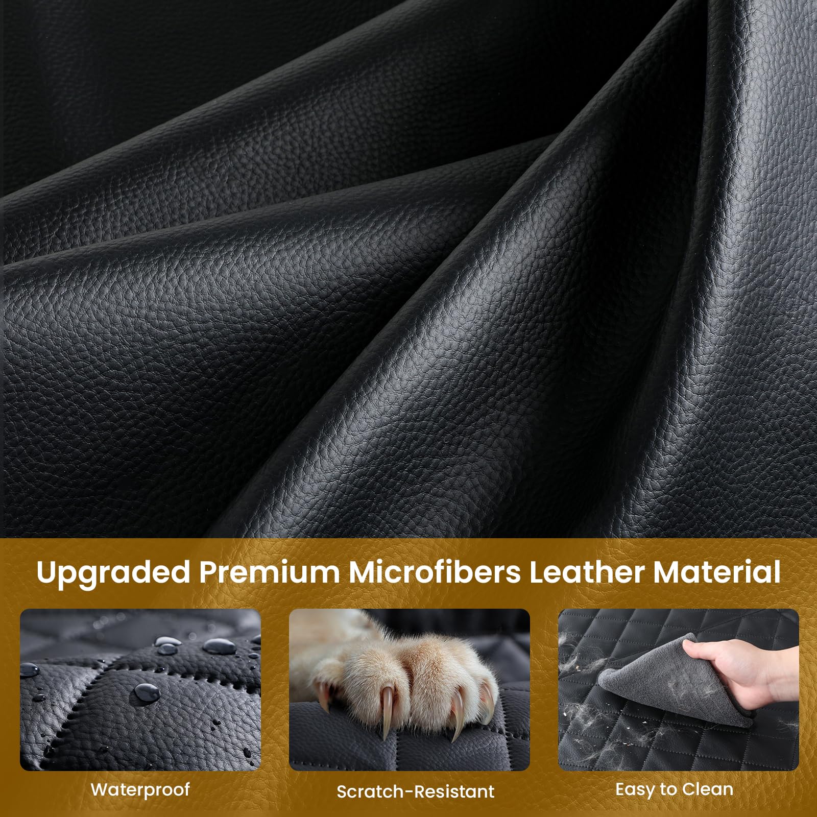 Pecute dog car seat universal 70x61 cm fits most cars and SUVs.
