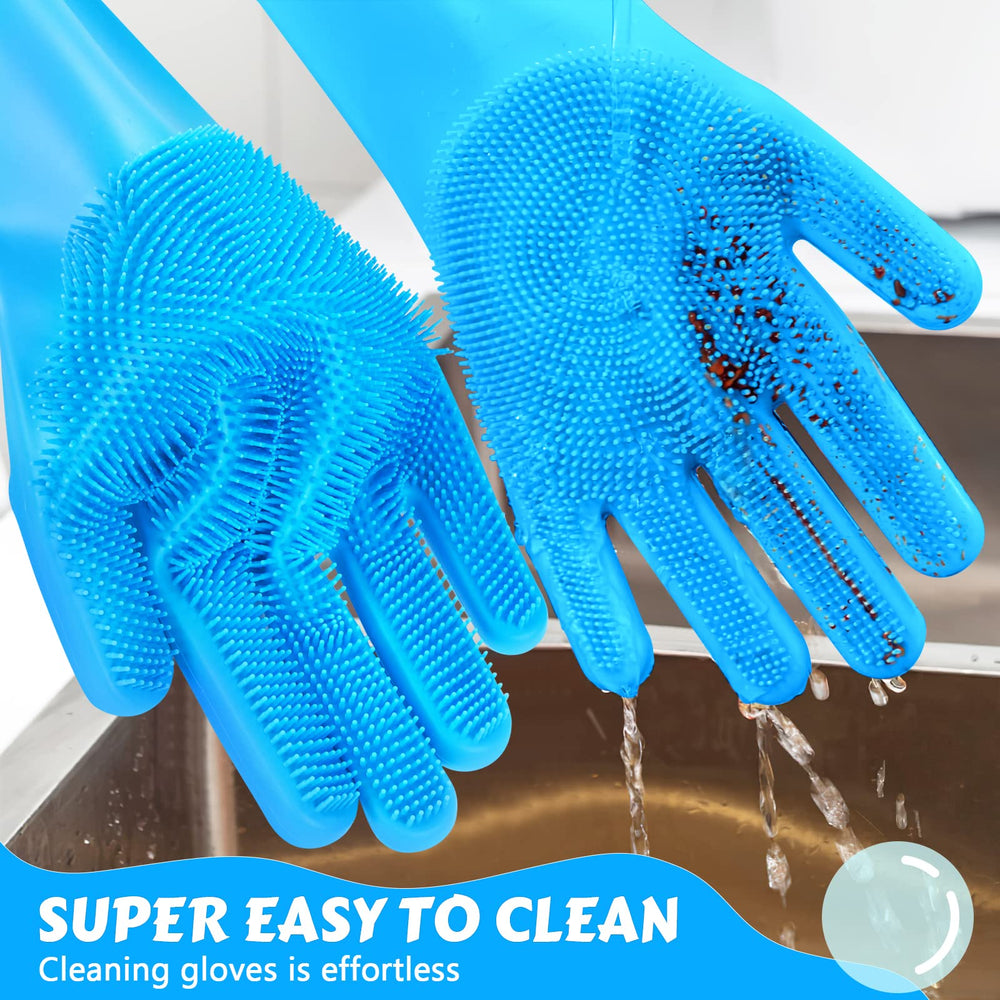 Pecute gloves used on cats and dogs with massaging action.