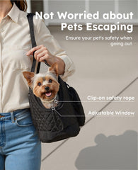 Pecute dog purse carrier safety cord for secure transport
