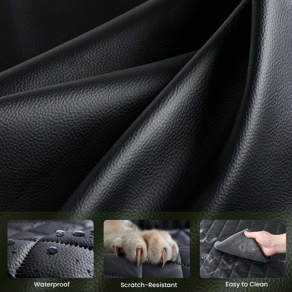 Pecute dog seat cover full coverage space keeps pets centered.