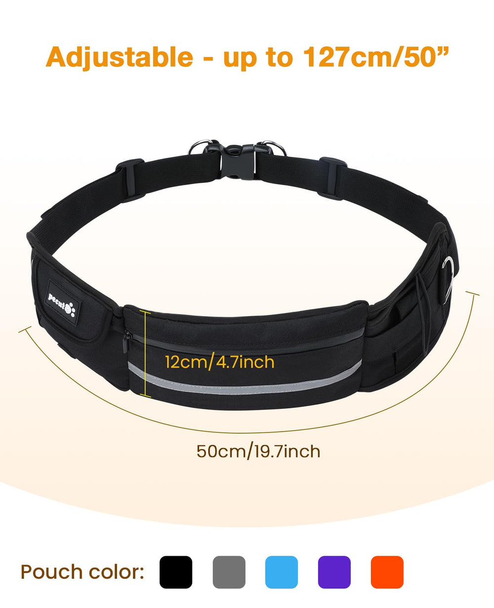 Pecute extended 179cm leash reach supports longer stretches with dogs.