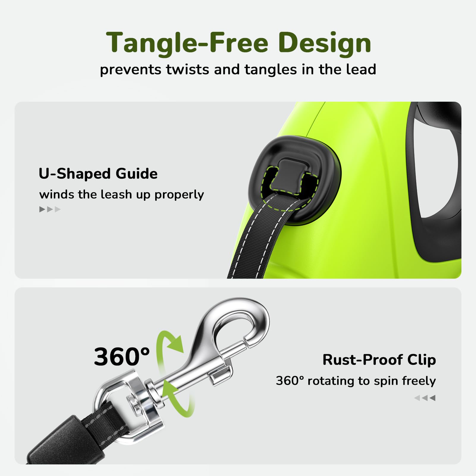 Pecute high-strength polyester tape with reflective wire rope for durability.