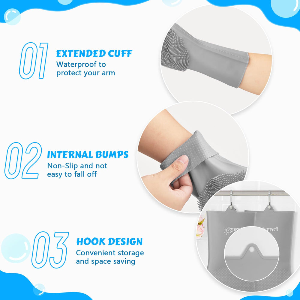 Pecute Pet Grooming Gloves cat-dog-bathing suitability for various furry companions.