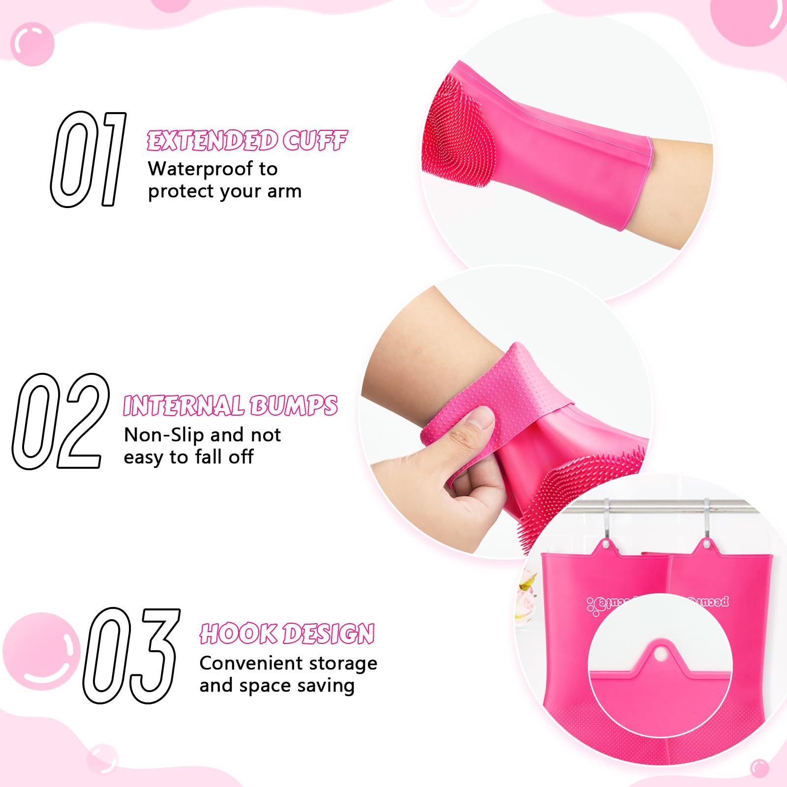 Pecute gloves pink versatile beyond pets for dishes and furniture
