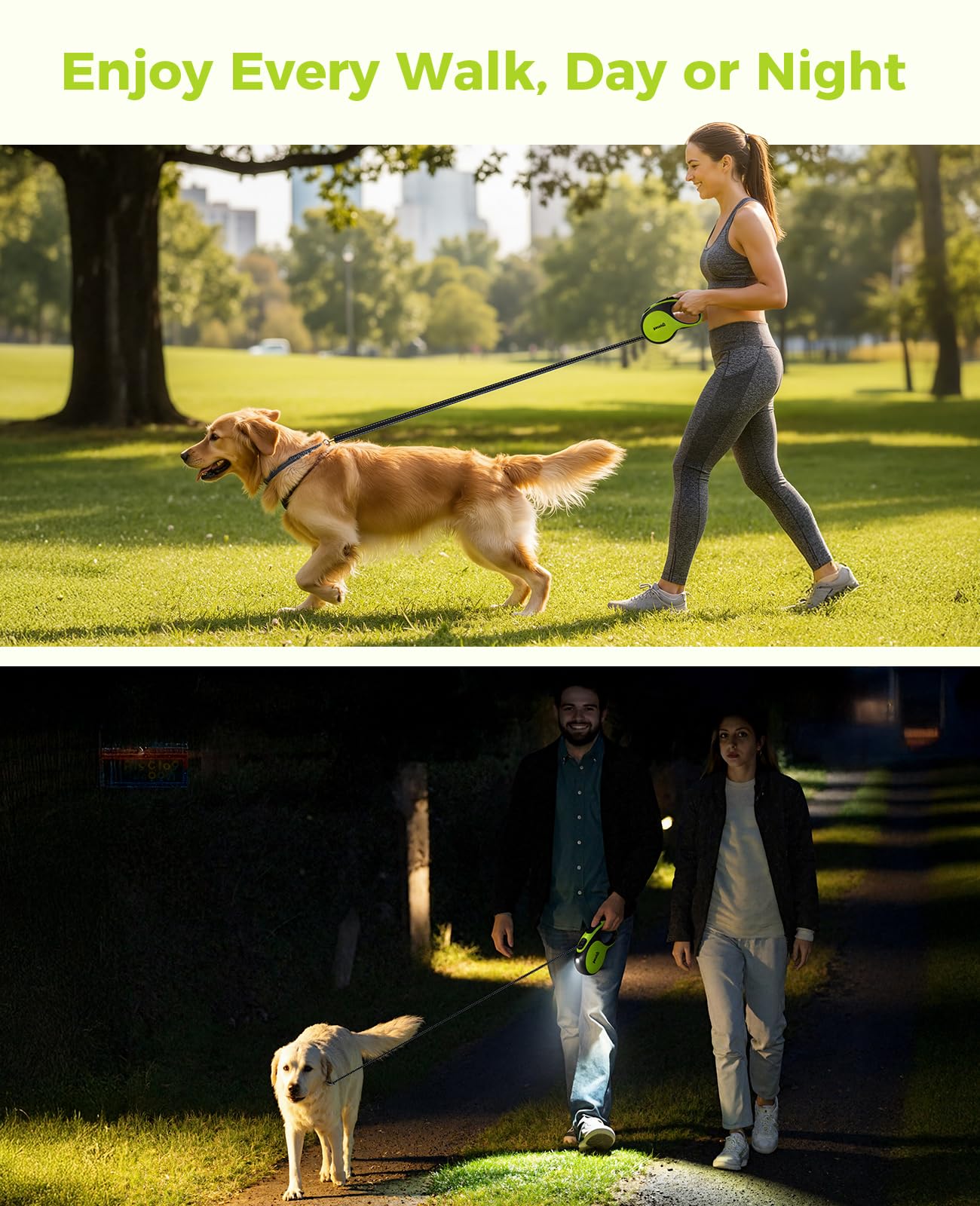 Pecute reflective rope enhances visibility during evening strolls