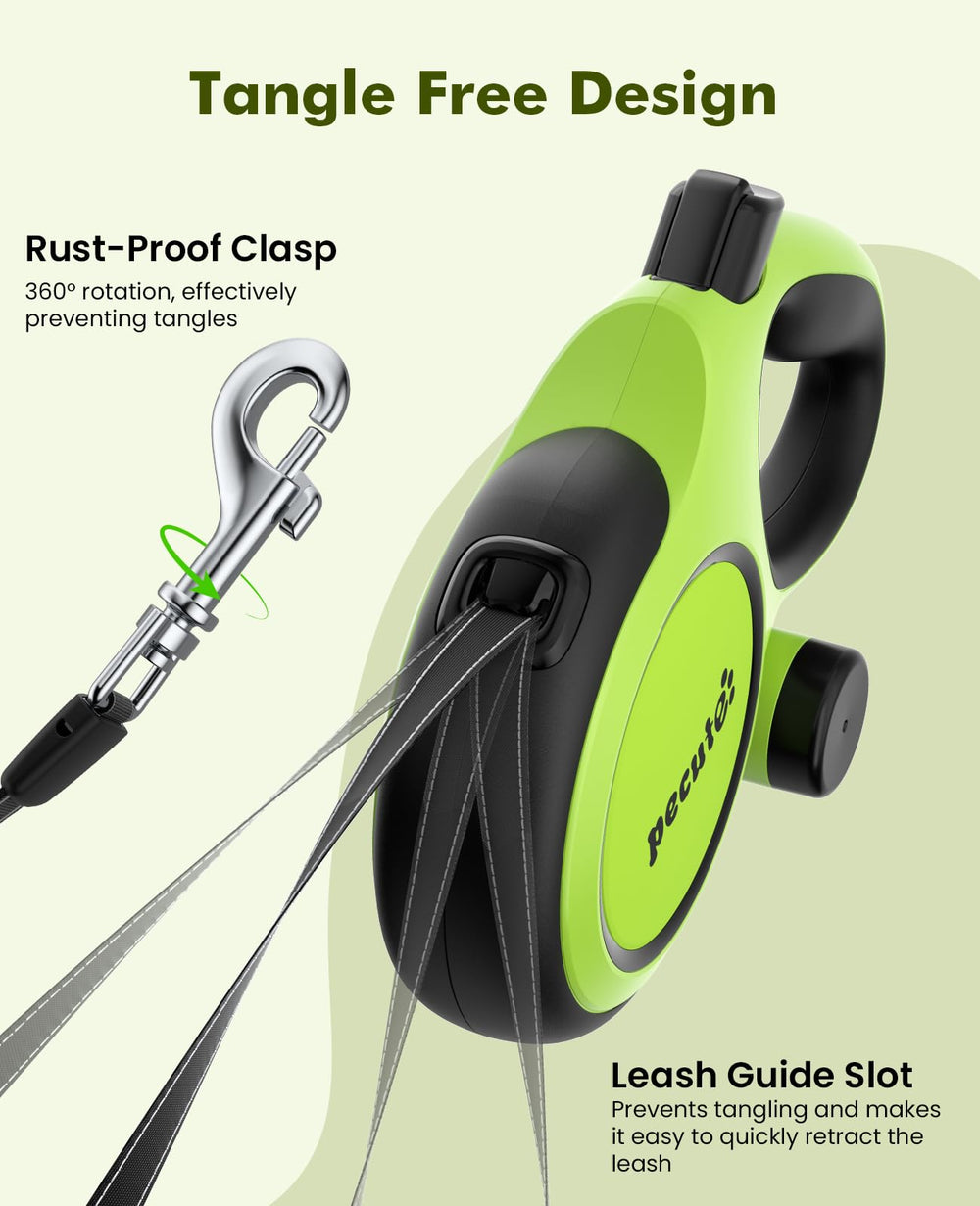 Pecute reflective leash stitching improves visibility at dusk