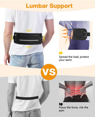 Pecute waist belt pouch lightweight design reduces fatigue during runs.
