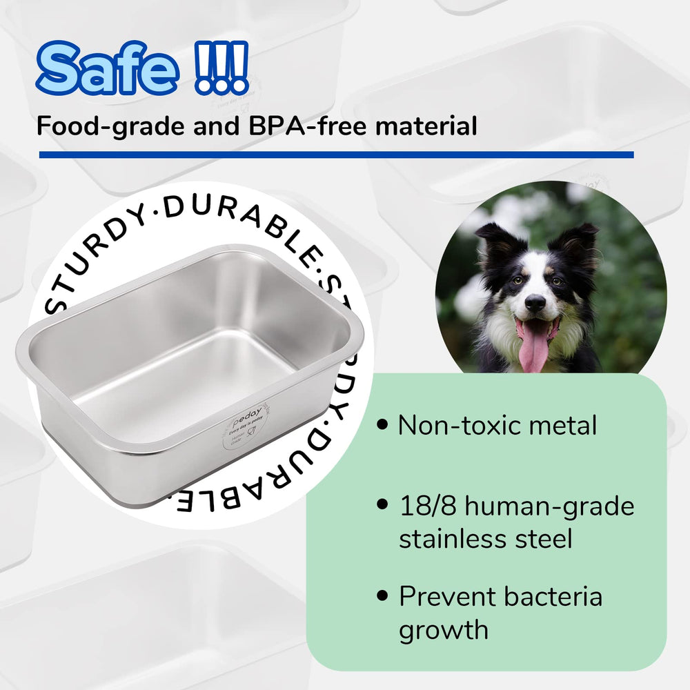 PEDAY silicone bottom keeps the bowl steady and quiet during meals.