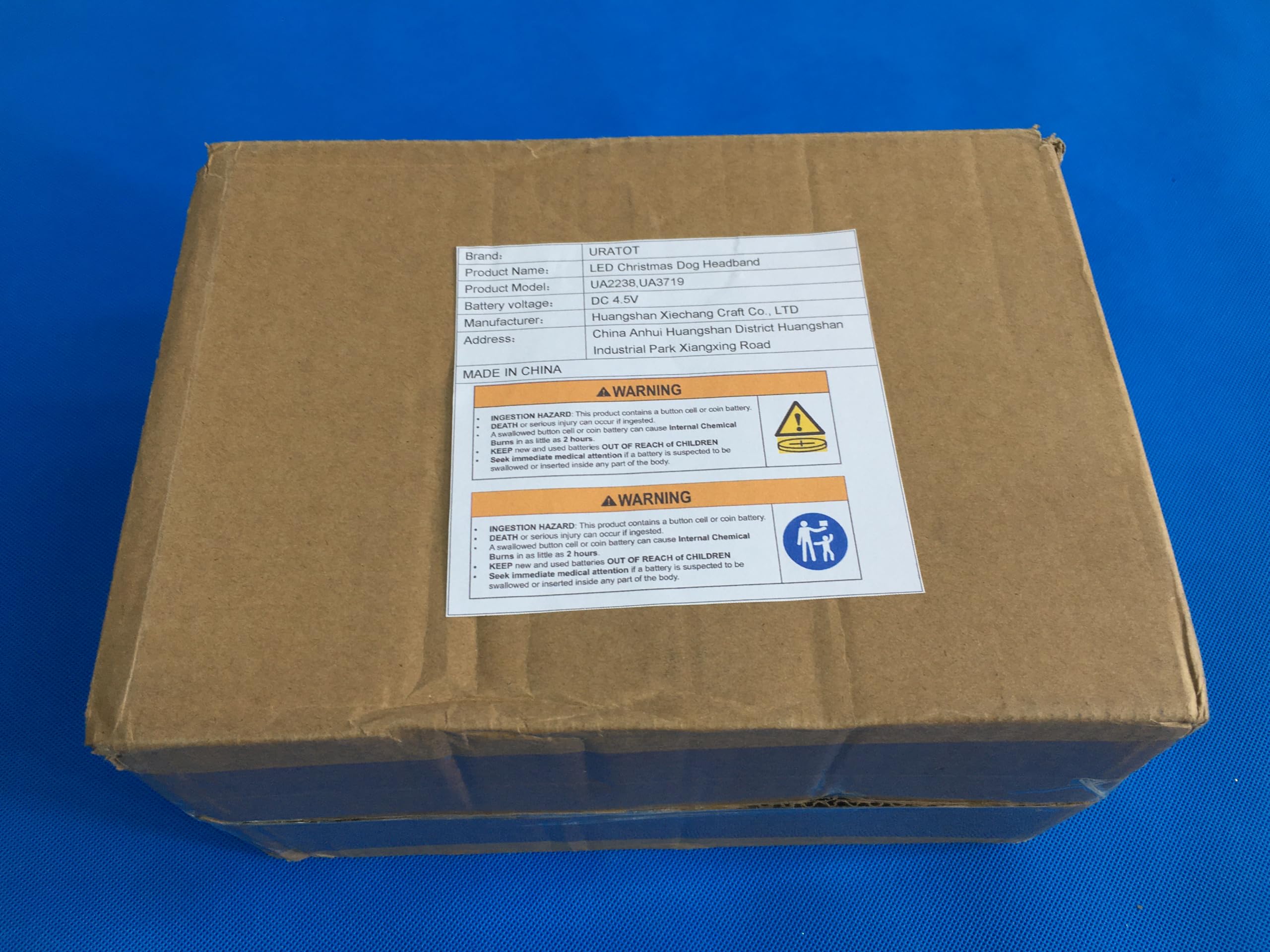 Pedgot 3pc LED headbands packaging box ready for gifting