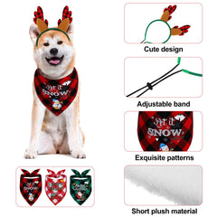 Pedgot elf-cap headband keeps pets looking cute while celebrating Christmas.