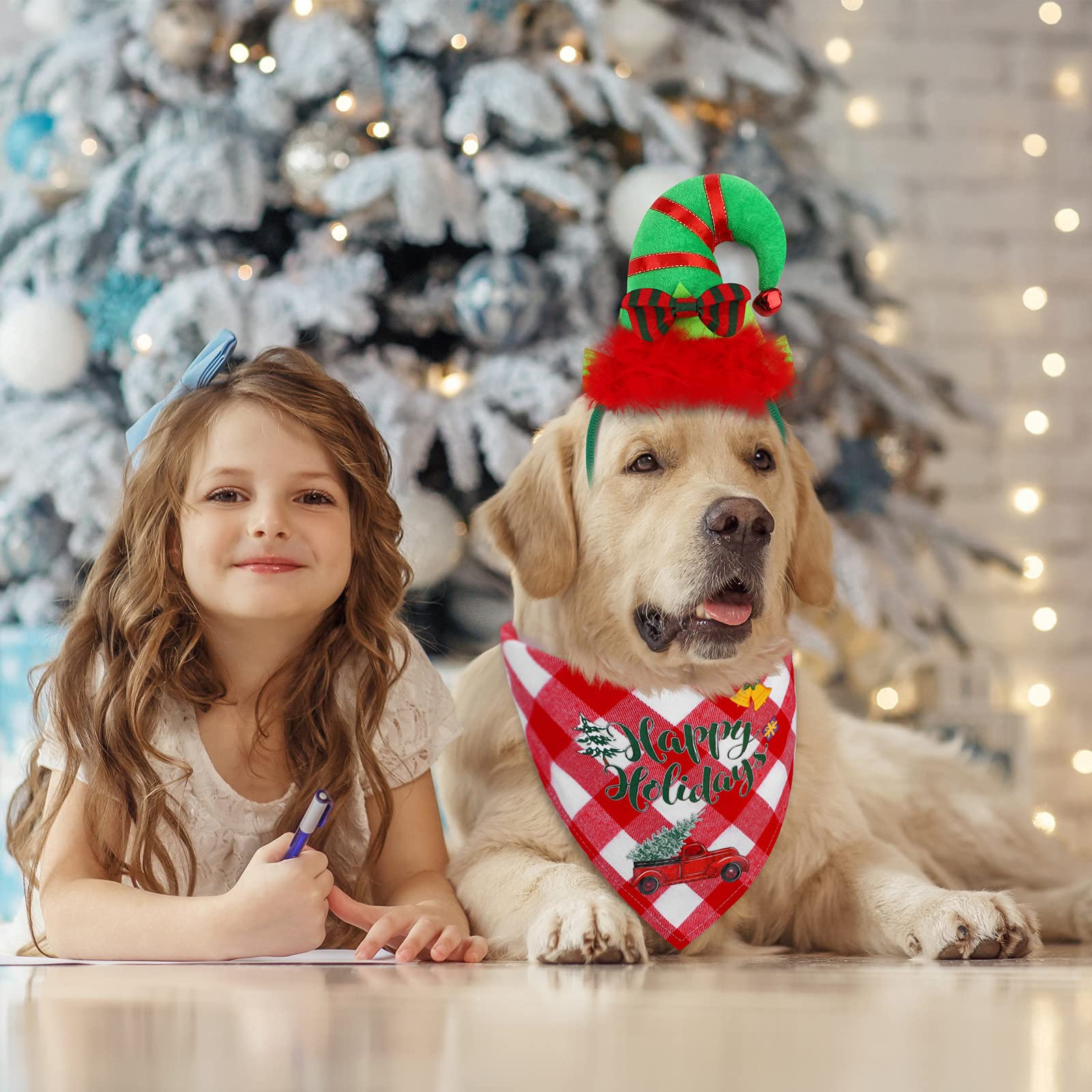 Pedgot pet costume pack highlights diverse accessories for holiday-ready photos.