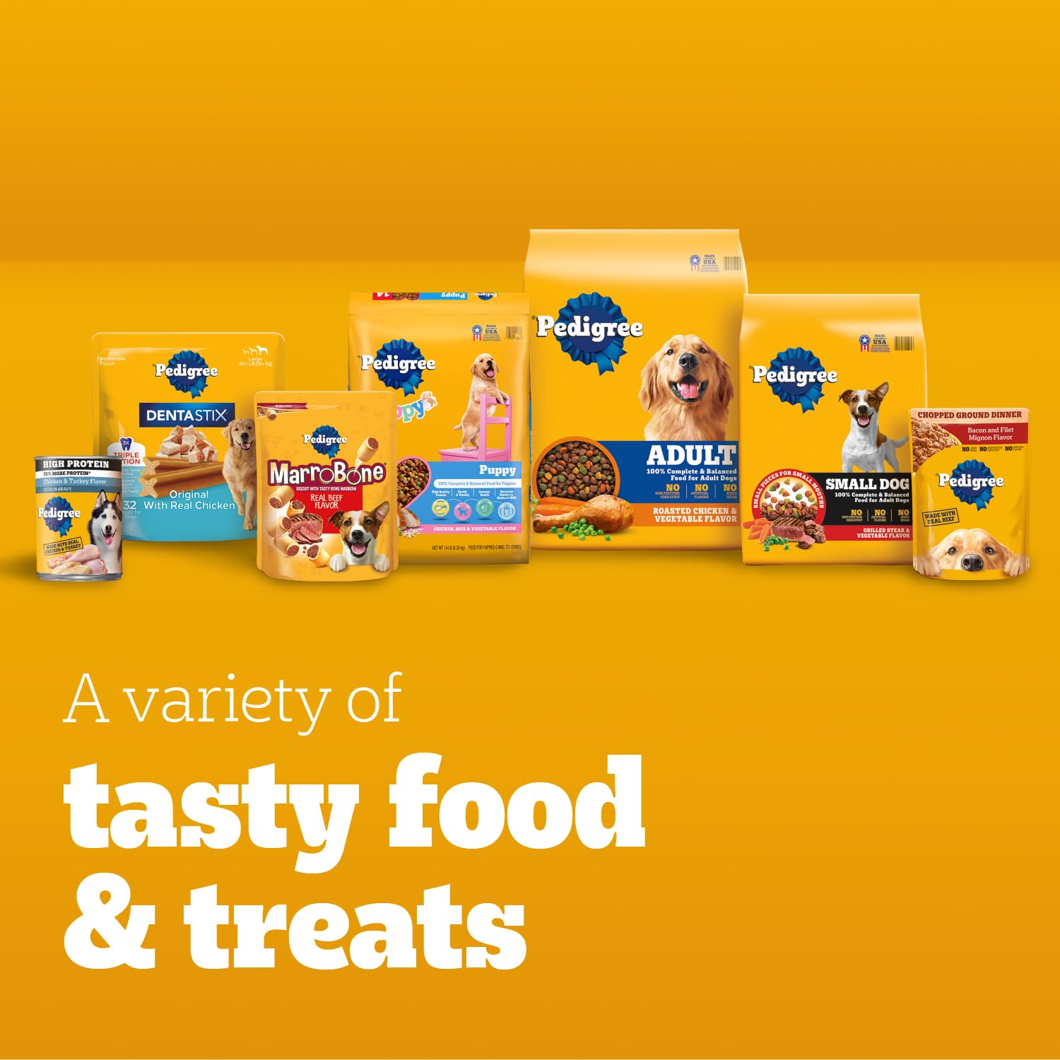Pedigree Chopped Ground Dinner ingredients label notes vitamins and minerals.