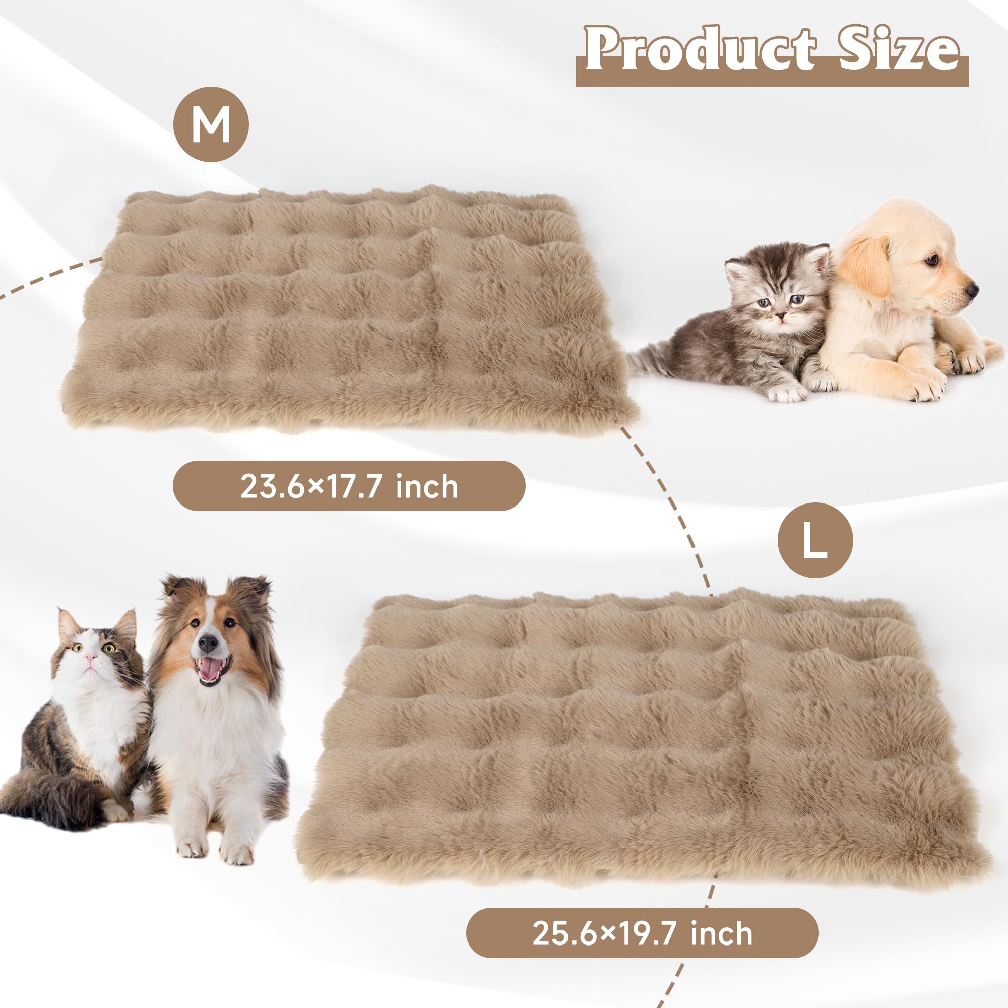 Pedobi cat-pad-in-crate-use provides warm comfort during crate time.