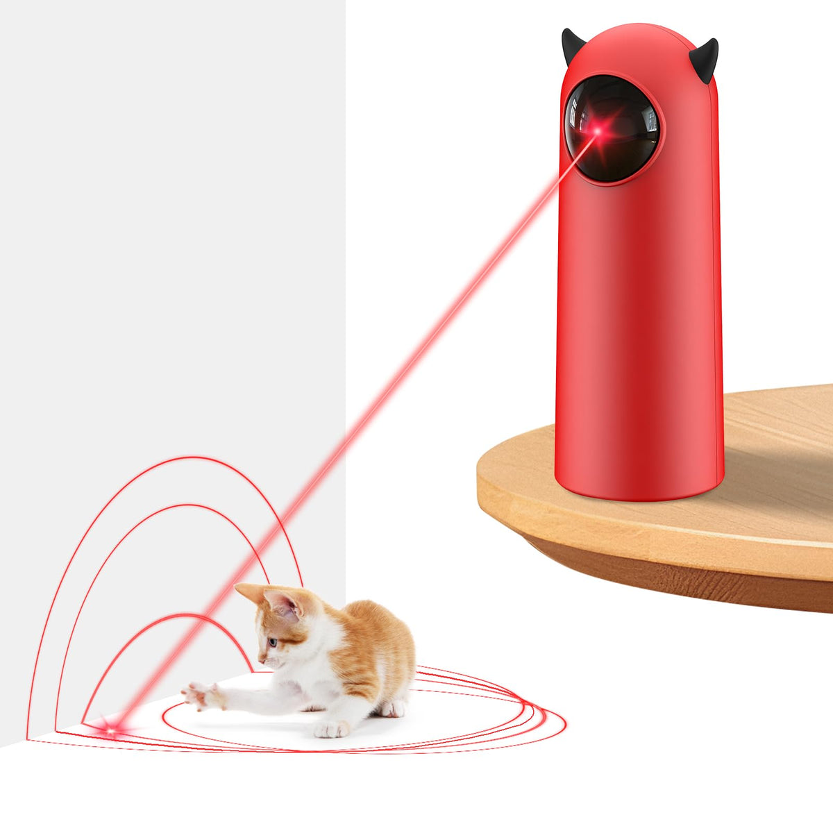 Pedono laser cat toy handheld tease for interactive play
