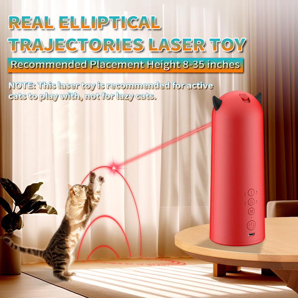 Pedono laser cat toy silent motor for night-time play