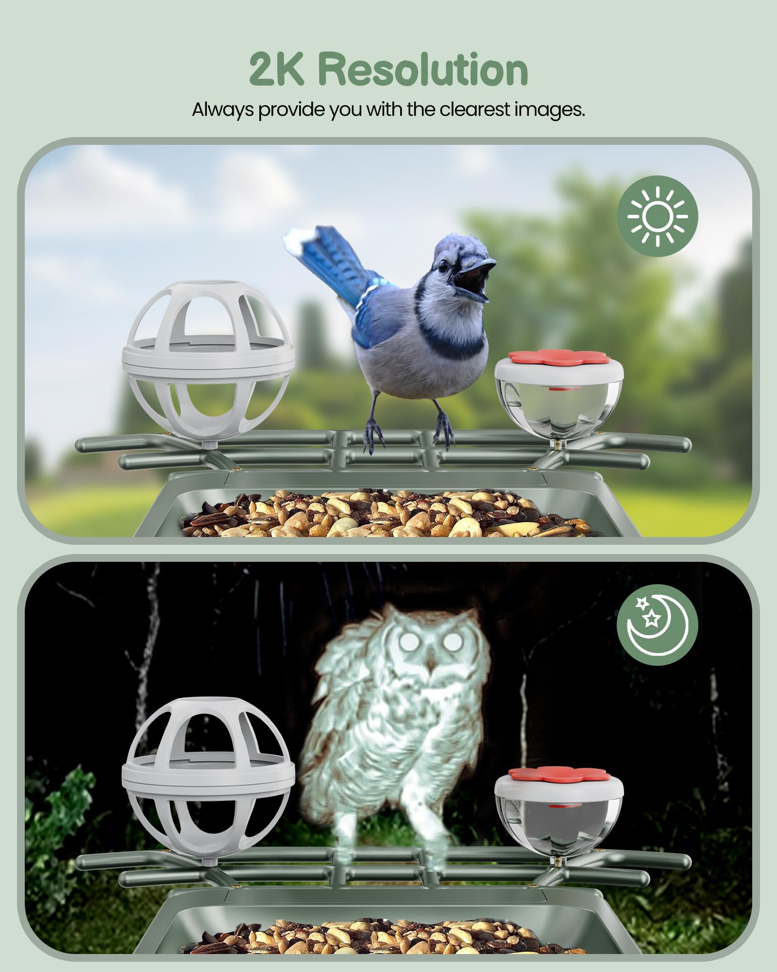 PEEIPM Alert reminders for approaching wildlife help keep feed safe.
