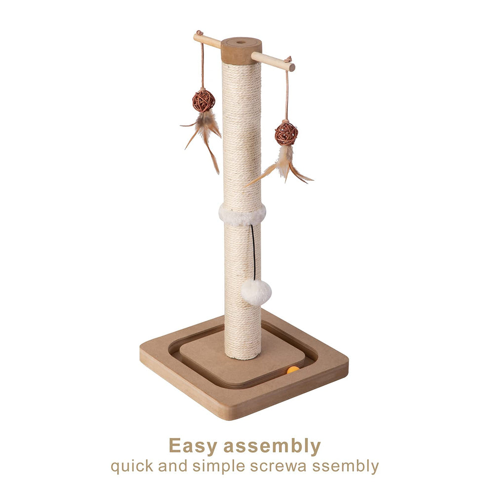 PEEKAB beige finish blends with home decor while inviting scratching