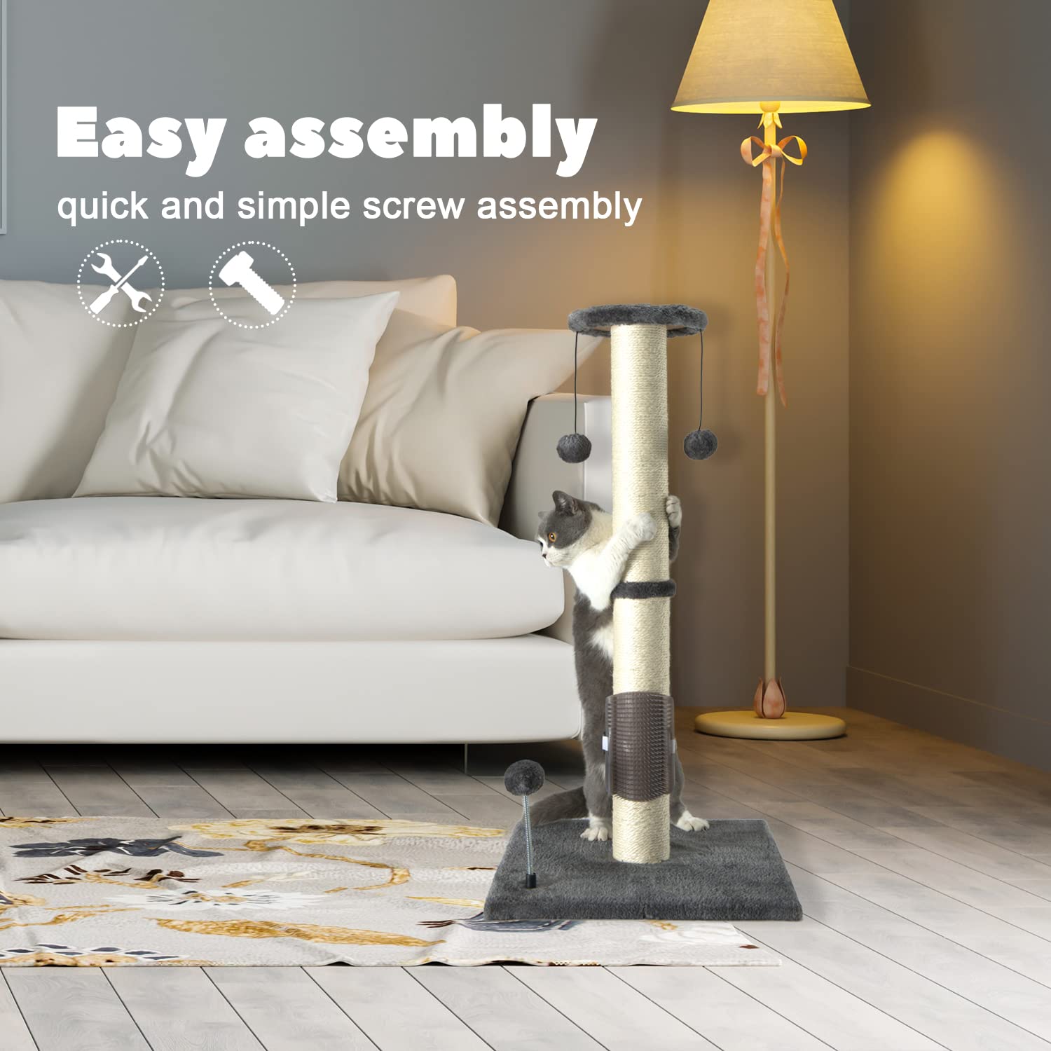PEEKAB square base—enhanced stability to prevent tipping.