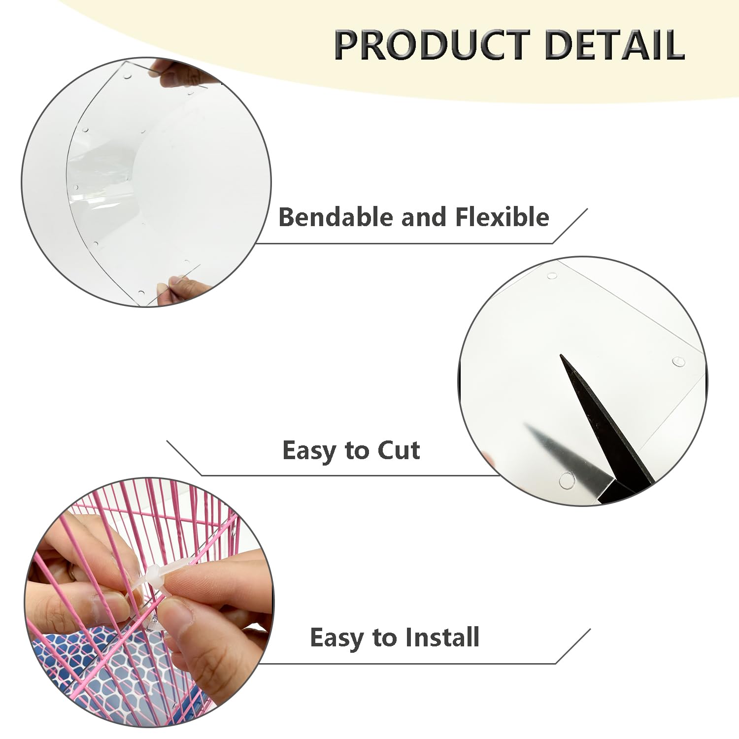 PEFAVPRO edge liner demonstrates a sturdy boundary to help keep bedding contained.