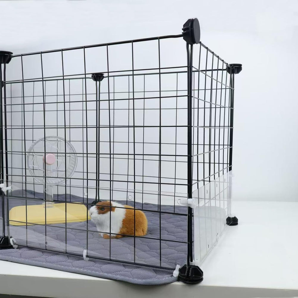 PEFAVPRO floor-protection helps reduce mess near the cage area.