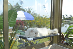 PEFUNY cat window hammock suction setup for steady sunbathing