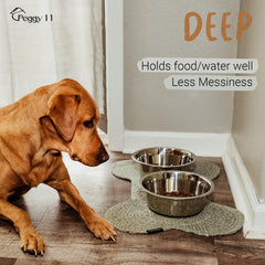 PEGGY11 wide-rim design makes filling and scooping easier for pet owners.