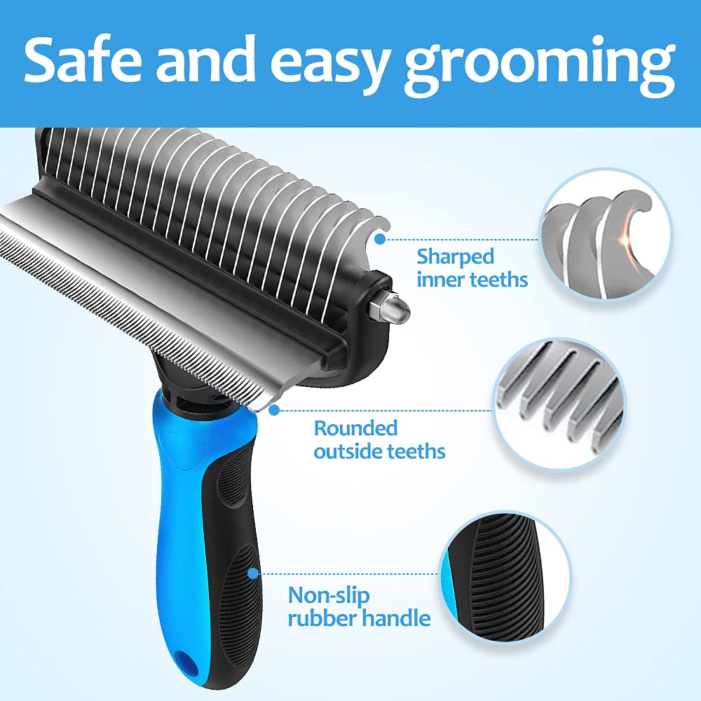 PEITA PET pet in action demonstrates efficient detangling and shedding control.