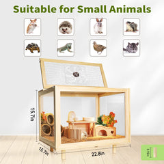 PEJOYT large hamster cage interior panorama highlights spacious living area
