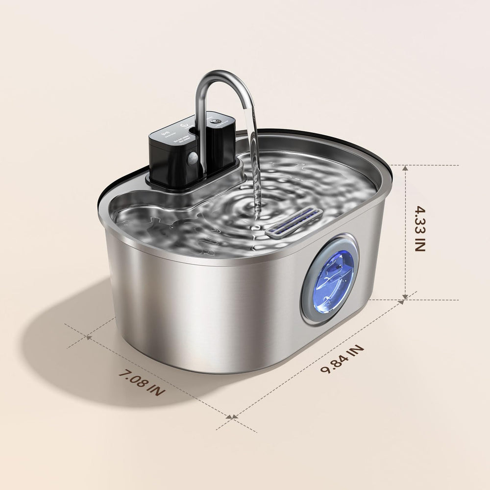 PEKTACO easy refill and visual window monitor water level