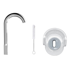 PEKTACO Cat Water Fountain Faucet front view highlights easy-access hydration.