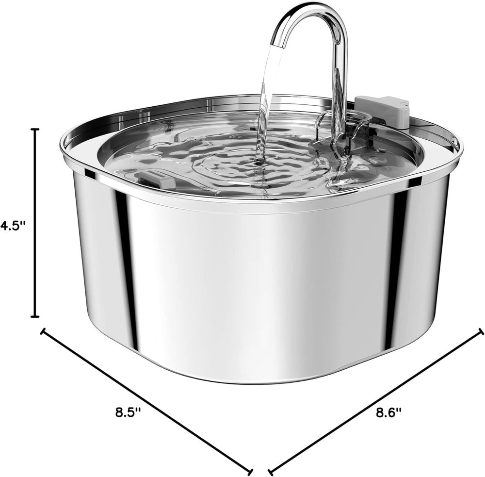 PEKTACO six-filters-six-sponges included keeps water fresh.