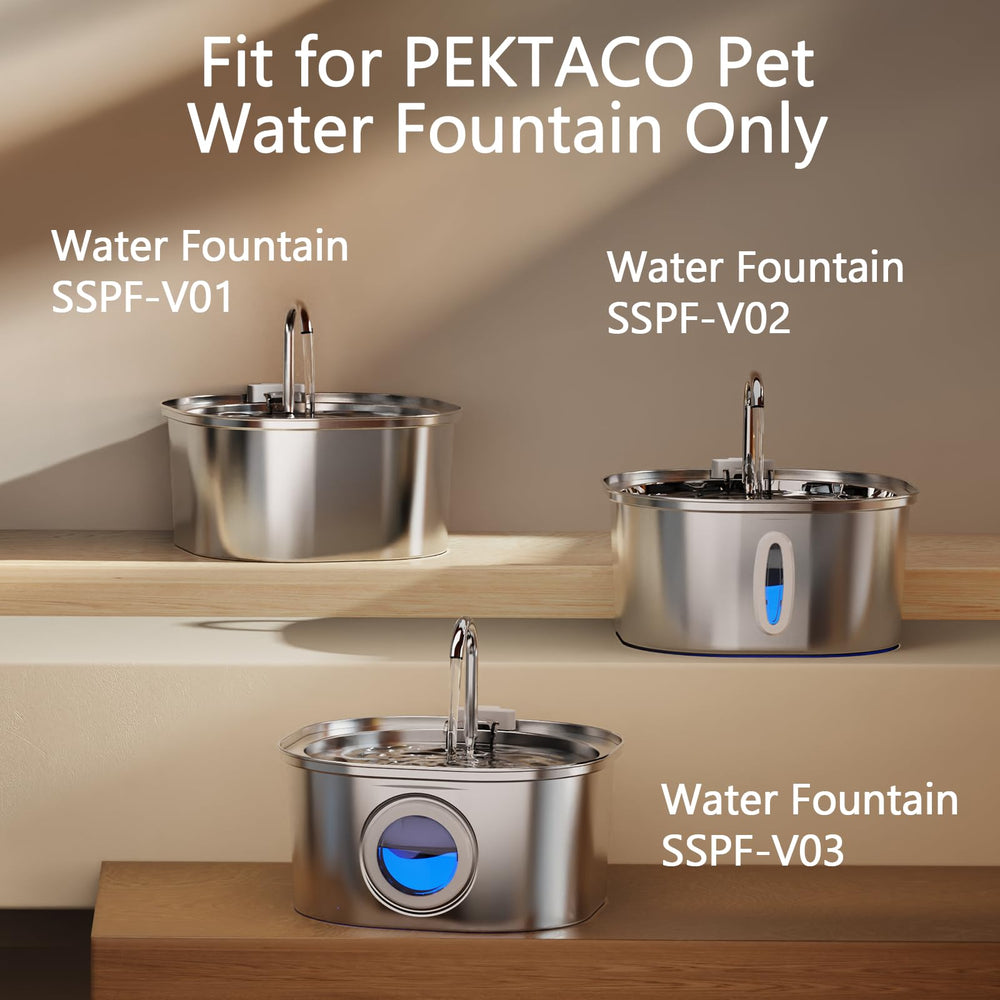 PEKTACO fountain water flow with improved circulation.