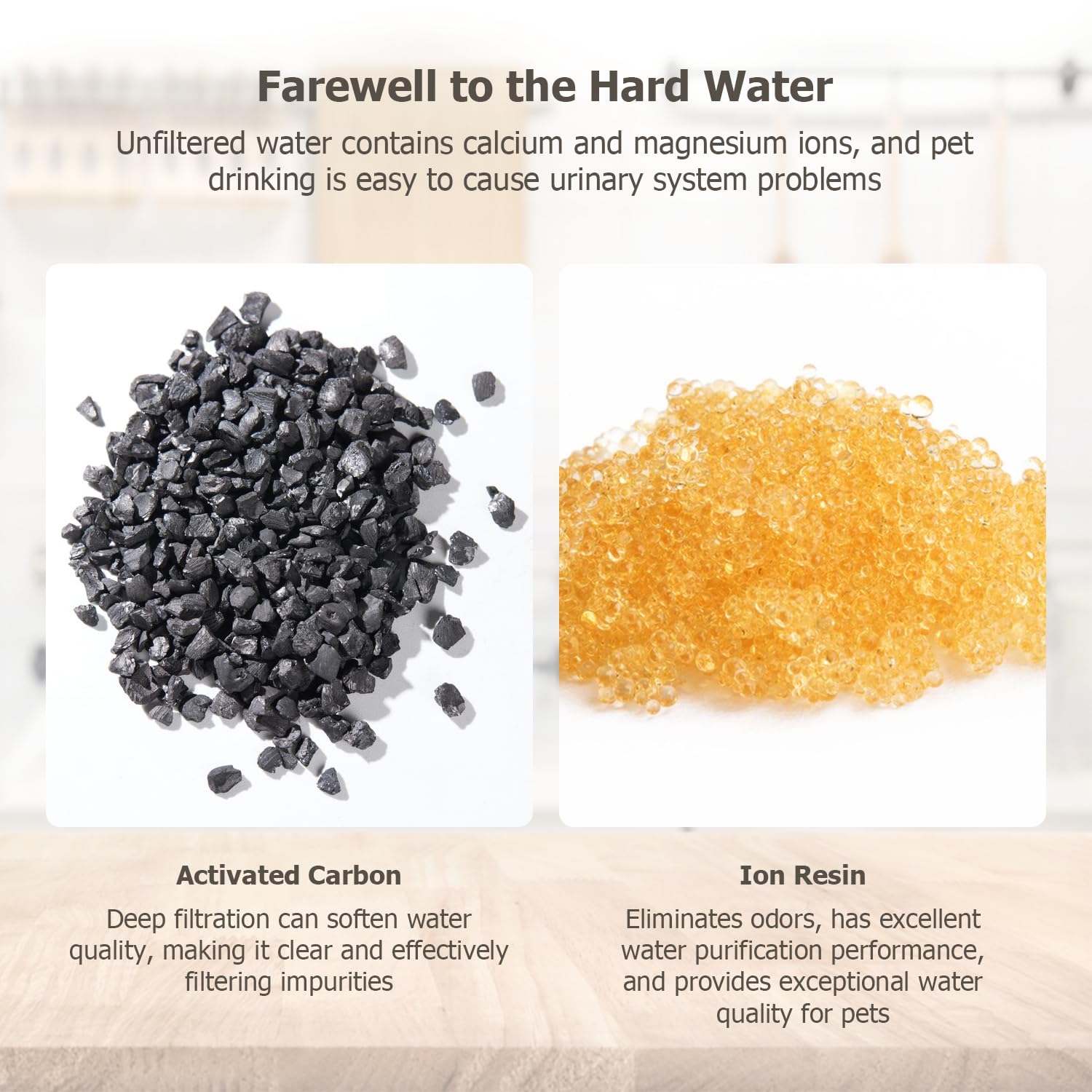 PEKTACO non-woven fabric filter traps hair and debris.