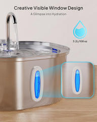 PEKTACO ultra-quiet pump runs quietly for night-time pet use.