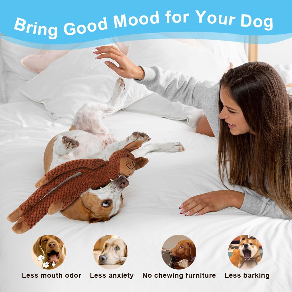 Pelteflu gift-ready dog toy set for birthdays or holidays