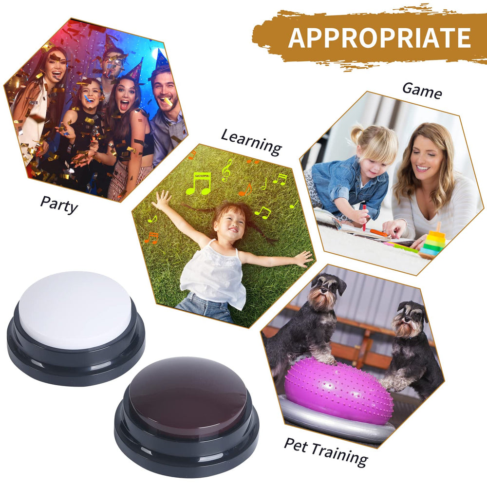 PELTEFLU voice recording button in multiple color options for distinct training cues