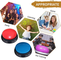 PELTEFLU voice recording button color set highlights vibrant options for playtime and learning