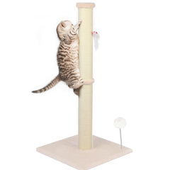 PELUMOZ 36-inch scratching post with heavy base for stable vertical scratching