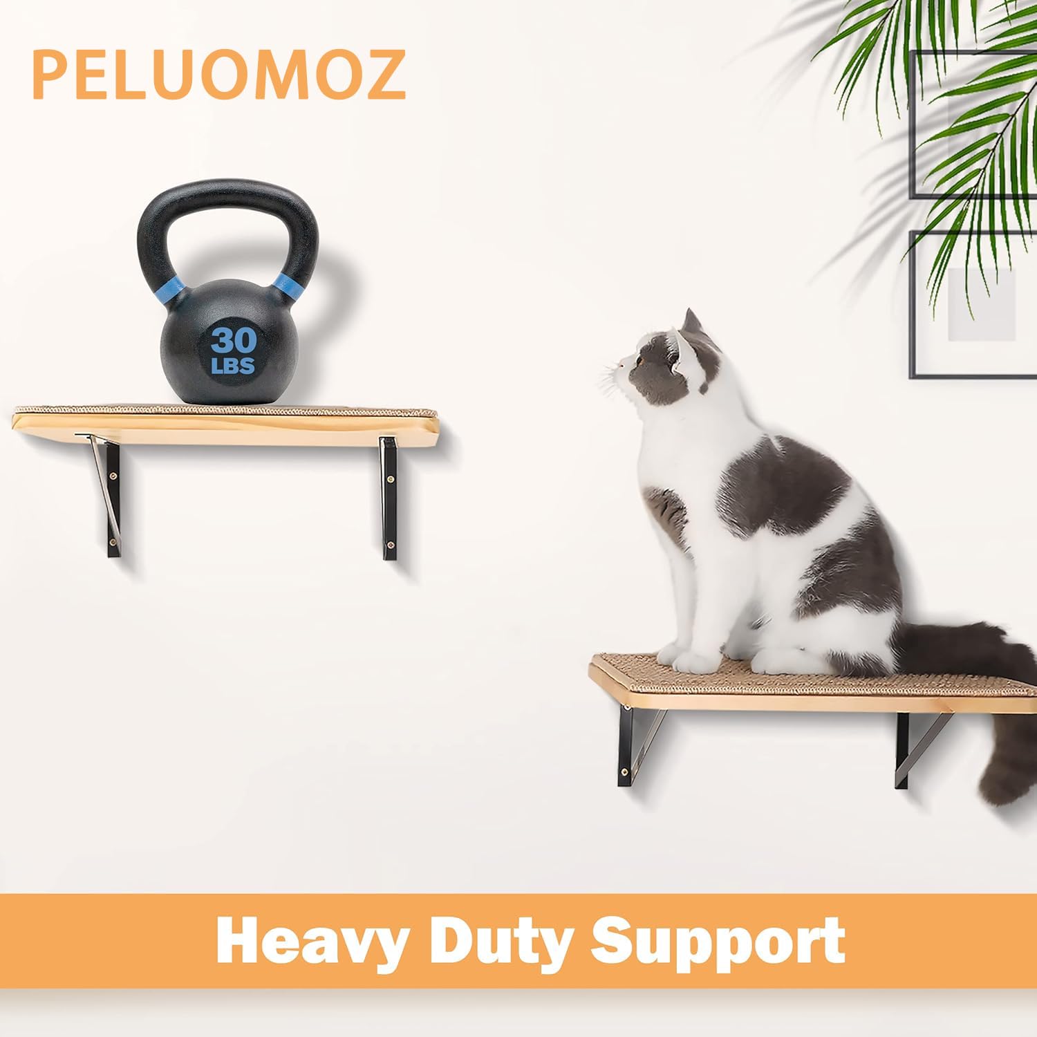 PEL UOMOZ large 16.6x9.7 inch cat hammock ready for climbing and resting