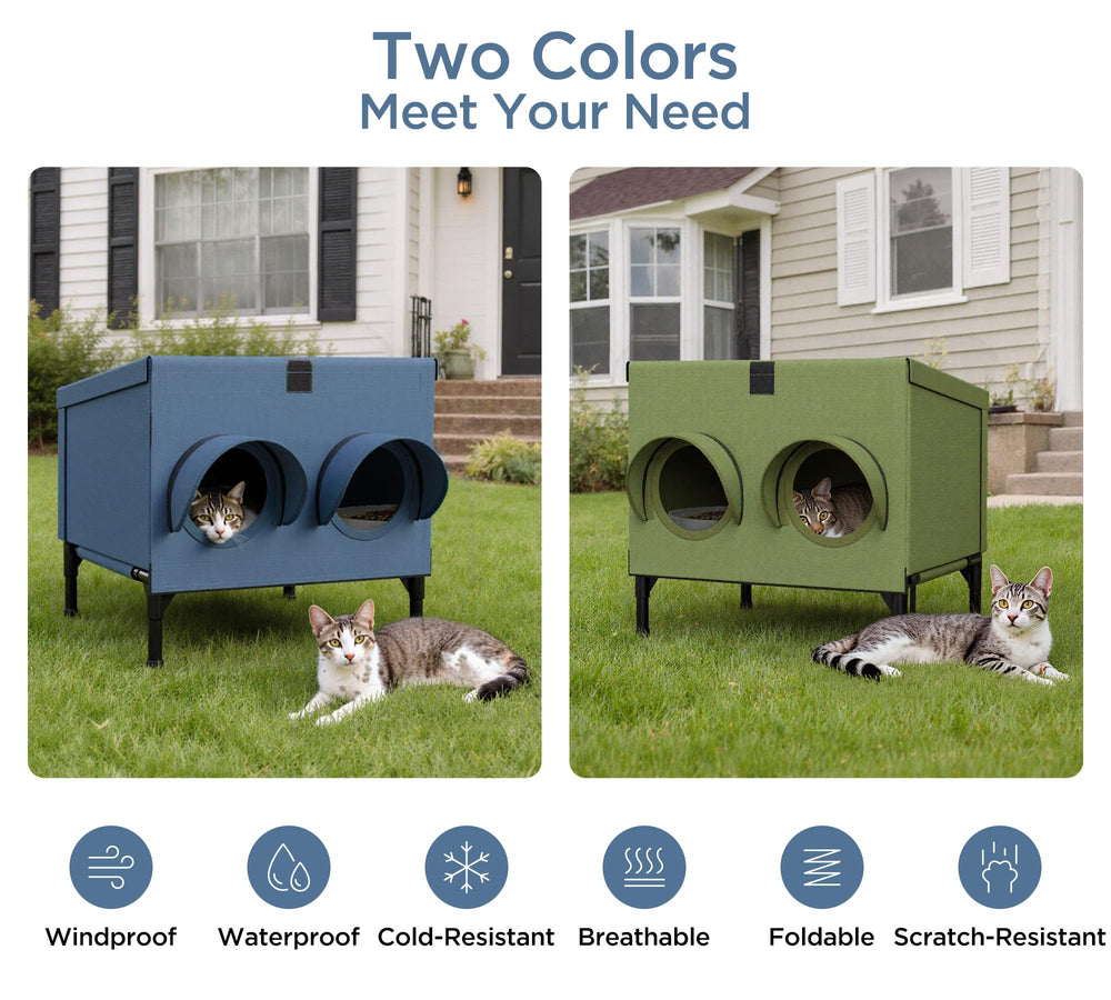 PELUMOZ compatible with larger cat houses for modular care