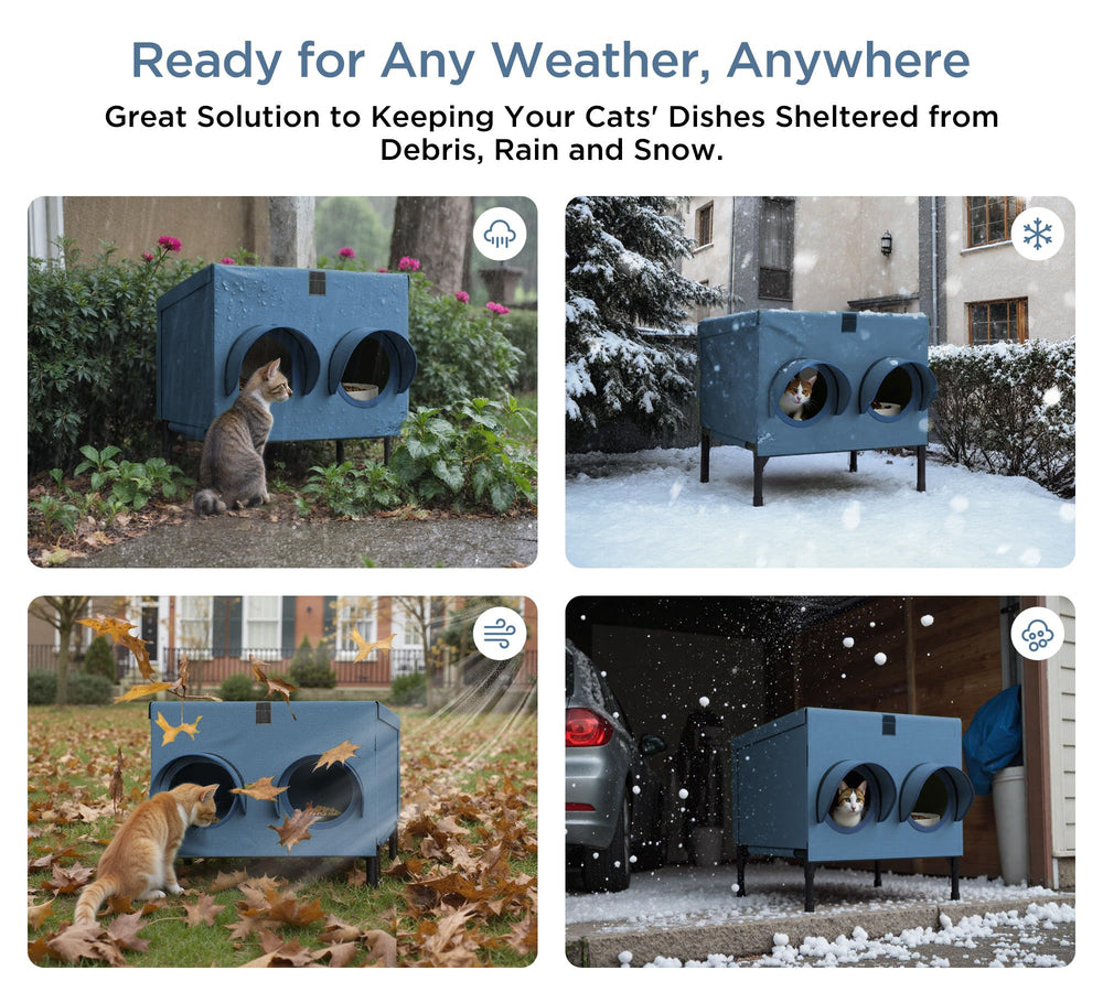PELUMOZ dual feed holes keep meals safe and clean