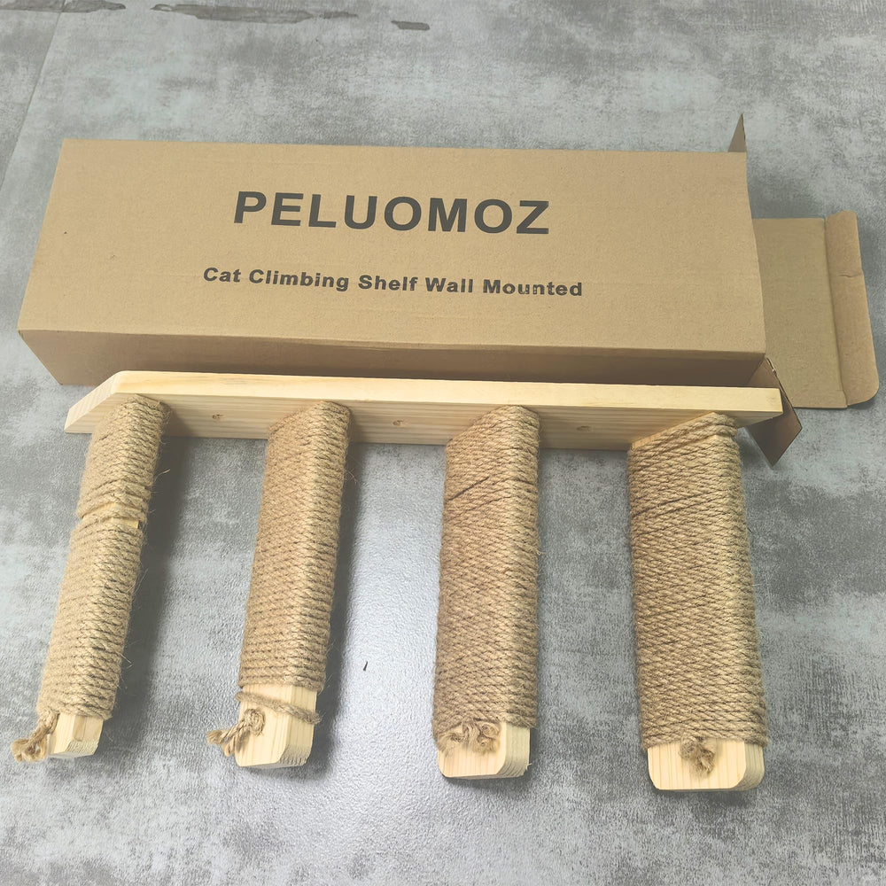 PELUMOZ-sturdy-wall-mount-support emphasizes secure mounting for active cats.