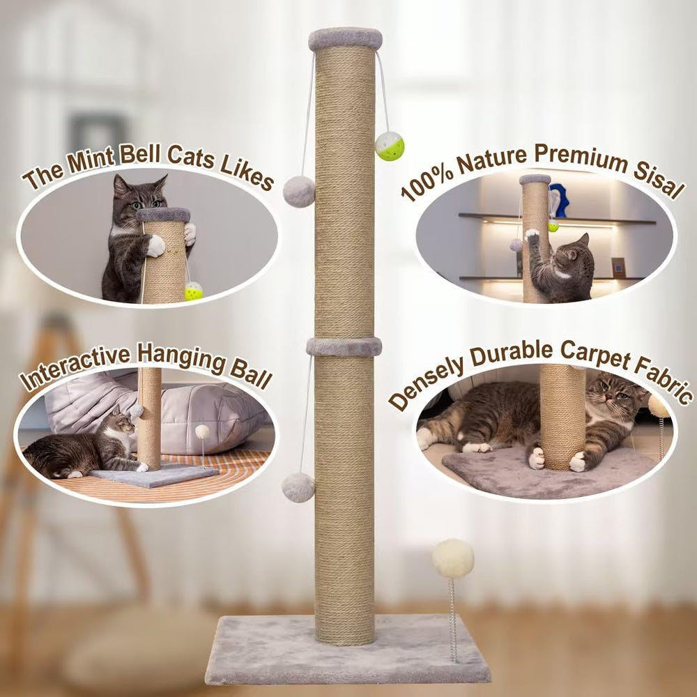 PEL UMOZ interactive cat toy post with bells encourages exploration