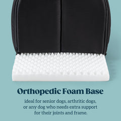 PELZIN egg-crate foam-filled dog house cradling joint comfort during rest